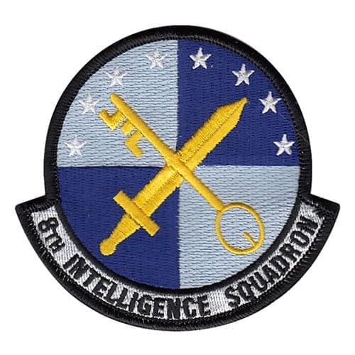 8 IS Hickam AFB, HI U.S. Air Force Custom Patches