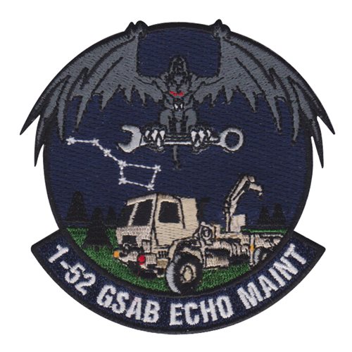 1-52 GSAB U.S. Army Custom Patches