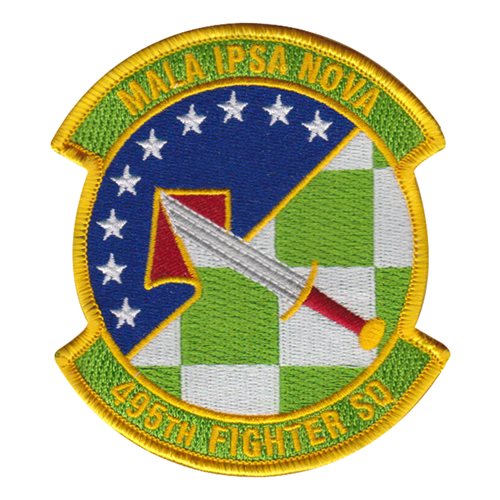 495 FS RAF Lakenheath, UK U.S. Air Force Custom Patches