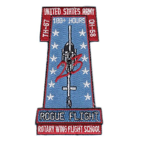  Rotary Wing Flight School Ft Rucker U.S. Army Custom Patches