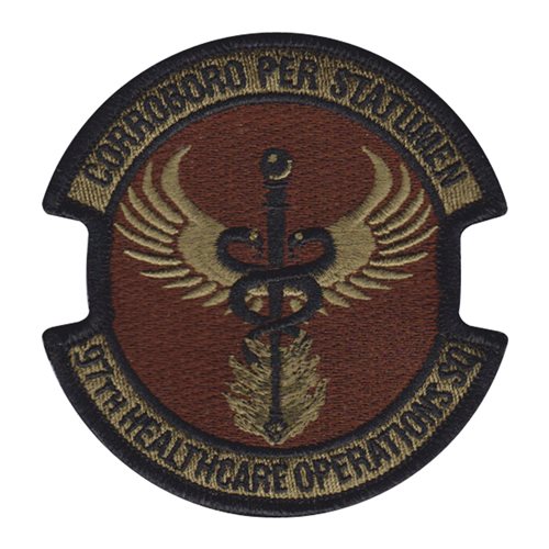 97 HCOS Altus AFB U.S. Air Force Custom Patches