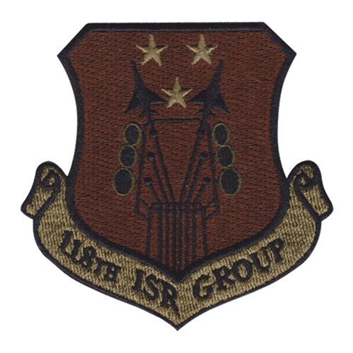 118 ISRG ANG Tennessee Air National Guard U.S. Air Force Custom Patches