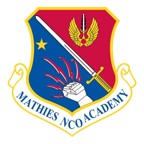 Mathies NCO Academy Keesler AFB U.S. Air Force Custom Patches