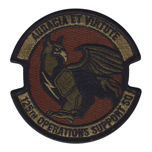 125 OSS ANG Florida Air National Guard U.S. Air Force Custom Patches