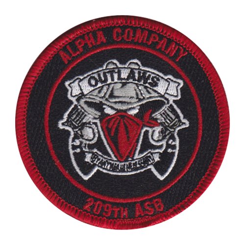 209 ASB U.S. Army Custom Patches
