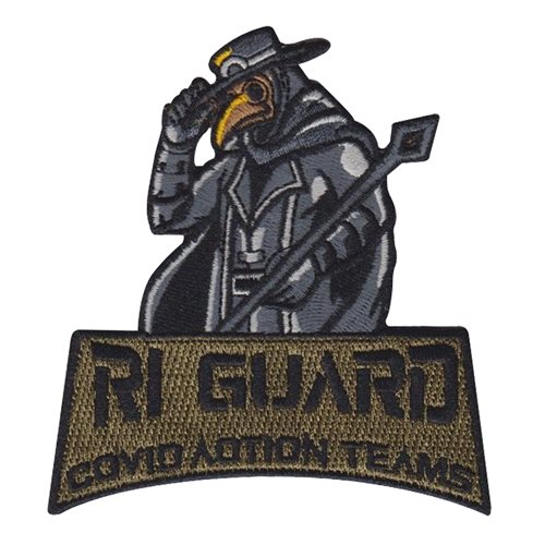 Rhode Island Guard Covid Response Team ANG Rhode Island Air National Guard U.S. Air Force Custom Patches