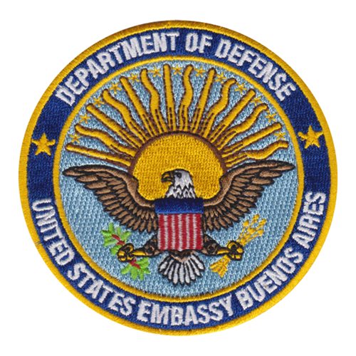 DOD Argentina Department of Defense Custom Patches