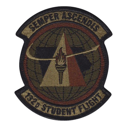 132 Student Flight ANG Iowa Air National Guard U.S. Air Force Custom Patches