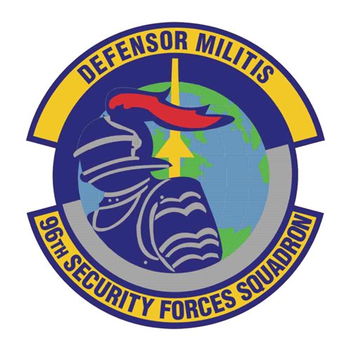 96 SFS Custom Patches 96th Security Forces Squadron Patch