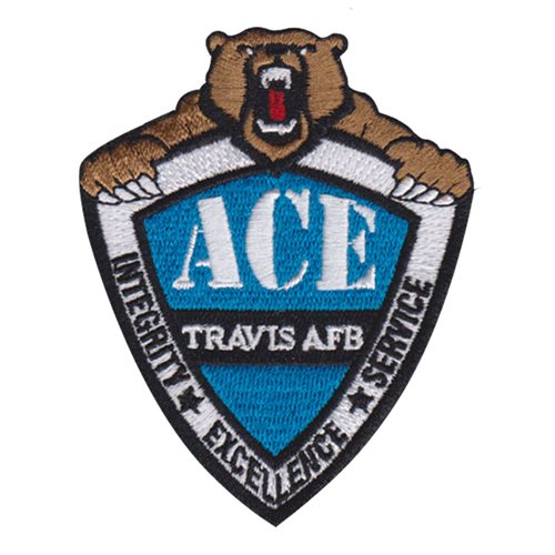 ACE Travis Travis AFB U.S. Air Force Custom Patches