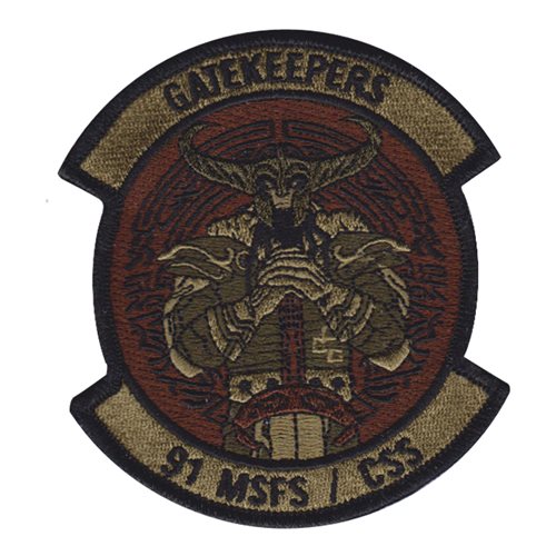 91 MSFS Minot AFB, ND U.S. Air Force Custom Patches