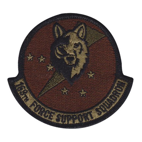 168 FSS ANG Alaska Air National Guard U.S. Air Force Custom Patches