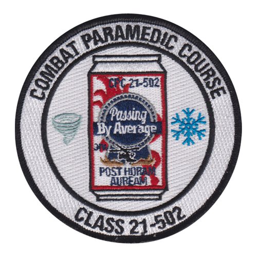 Combat Paramedic Course U.S. Army Custom Patches