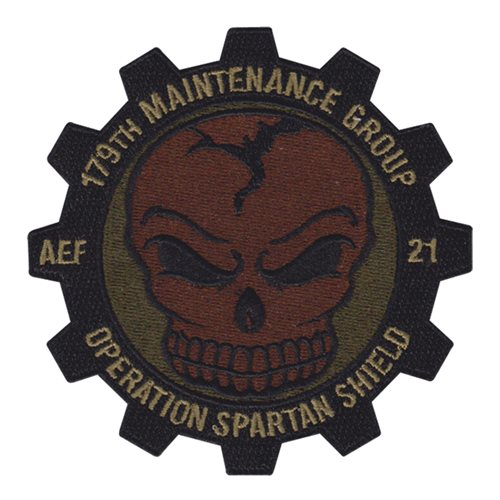 179 MXG ANG Ohio Air National Guard U.S. Air Force Custom Patches