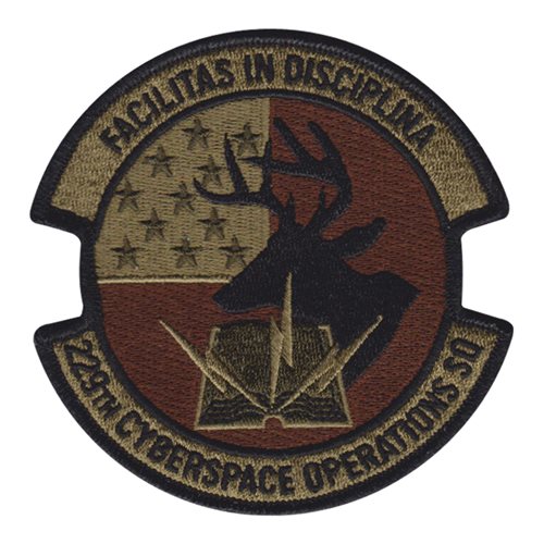 229 COS ANG Vermont Air National Guard U.S. Air Force Custom Patches