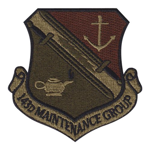 143 MXG ANG Rhode Island Air National Guard U.S. Air Force Custom Patches