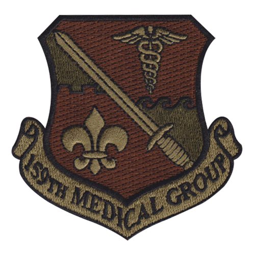 159 MDG ANG Louisiana Air National Guard U.S. Air Force Custom Patches