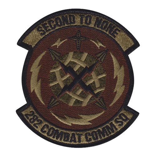 282 CBCS ANG Rhode Island Air National Guard U.S. Air Force Custom Patches