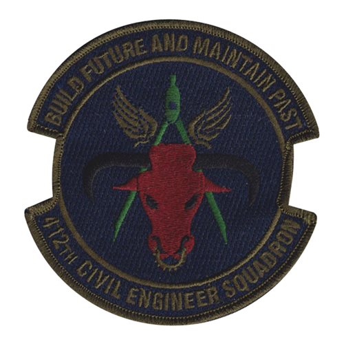 412 CES Edwards AFB, CA U.S. Air Force Custom Patches