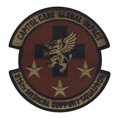 316 MDSS Patch 316th Medical Support Squadron Patches