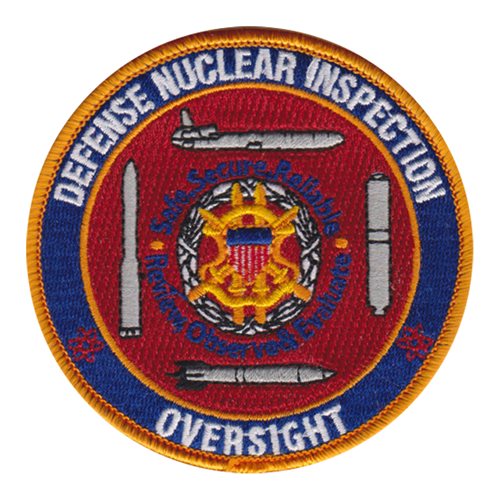 Defense Nuclear Weapons School DNIO Defense Nuclear Weapons School Kirtland AFB U.S. Air Force Custom Patches