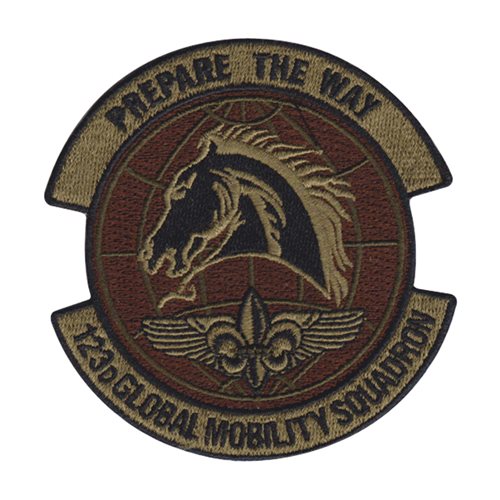 123 GMS ANG Kentucky Air National Guard U.S. Air Force Custom Patches