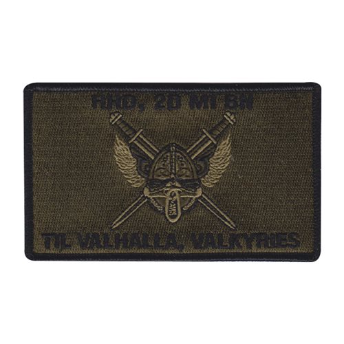 HHD 2D MI BN U.S. Army Custom Patches