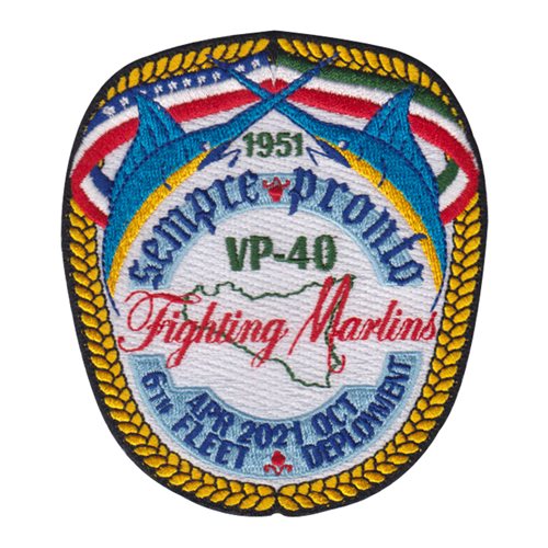 VP-40 NAS San Diego U.S. Navy Custom Patches