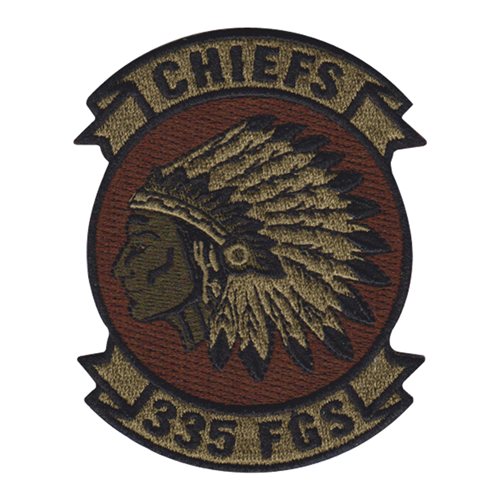 335 FGS Seymour Johnson AFB U.S. Air Force Custom Patches