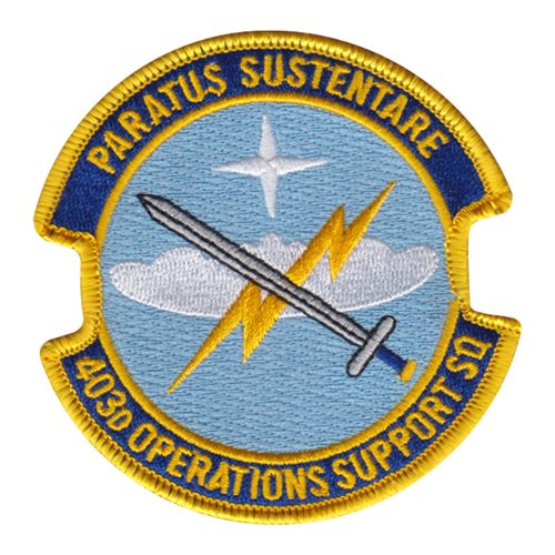 403 OSS Keesler AFB U.S. Air Force Custom Patches