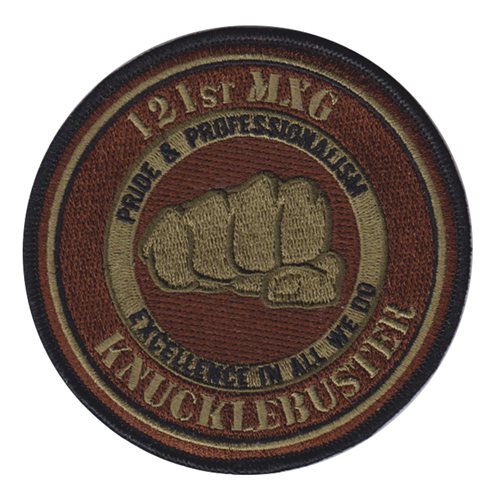 121 MXG ANG Ohio Air National Guard U.S. Air Force Custom Patches