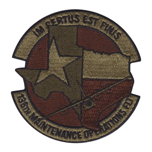 136 MOF ANG Texas Air National Guard U.S. Air Force Custom Patches