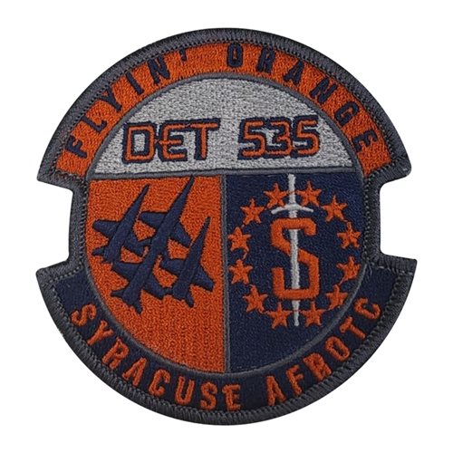 AFROTC Det 535 Syracuse University Air Force ROTC ROTC and College Patches Custom Patches