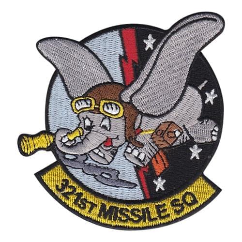 WARREN AFB WY ORIGINAL PATCH WEAPONS & TACTICS USAF 321st MISSILE SQ F.E 