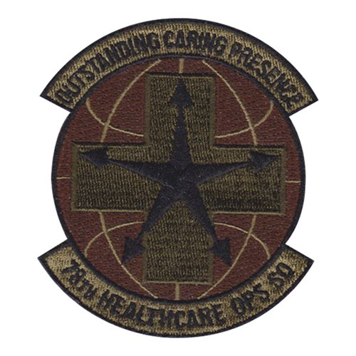 78 HCOS Robins AFB, GA U.S. Air Force Custom Patches