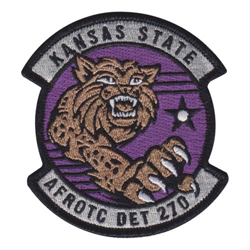 AFROTC Det 270 Kansas State University Air Force ROTC ROTC and College Patches Custom Patches