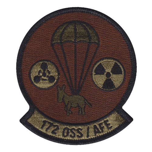 172 OSS ANG Mississippi Air National Guard U.S. Air Force Custom Patches