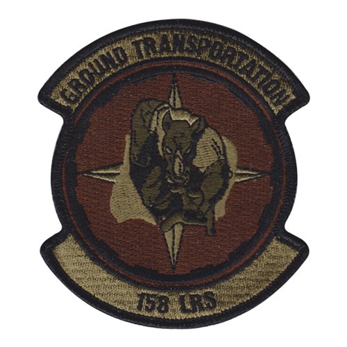 158 LRS ANG Vermont Air National Guard U.S. Air Force Custom Patches