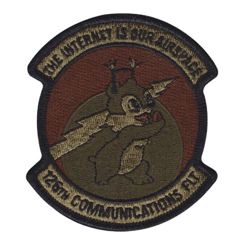 126 CF ANG Illinois Air National Guard U.S. Air Force Custom Patches