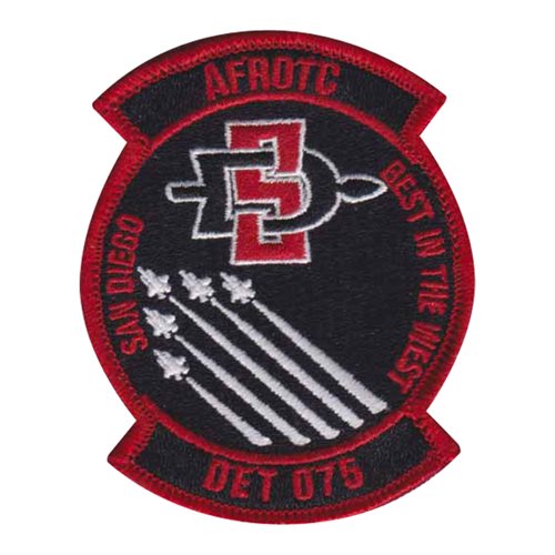 AFROTC DET 075 San Diego State University Air Force ROTC ROTC and College Patches Custom Patches
