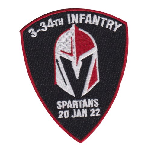 3-34 INF U.S. Army Custom Patches