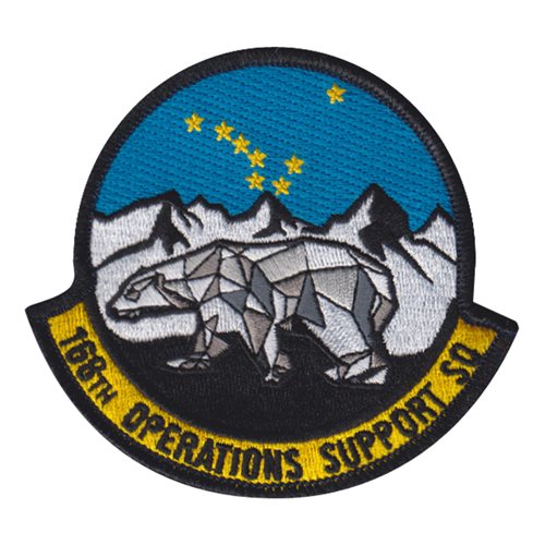 168 OSS ANG Alaska Air National Guard U.S. Air Force Custom Patches