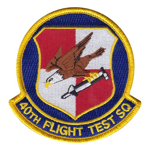 40 FLTS Eglin AFB, FL U.S. Air Force Custom Patches