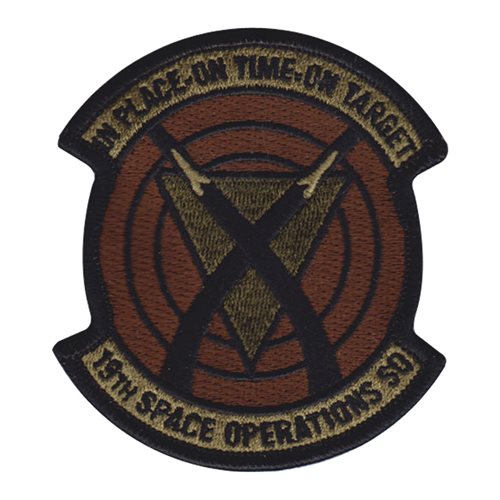 19 SOPS Schriever AFB U.S. Air Force Custom Patches
