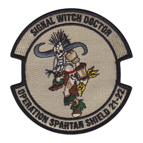 HHC Signal 1-163 U.S. Army Custom Patches