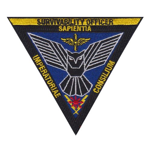 Aviation Mission Survivability Officer Ft Rucker U.S. Army Custom Patches