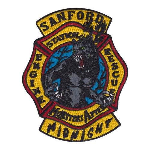 Sanford Fire Department Fire EMT Rescue Patches Custom Patches