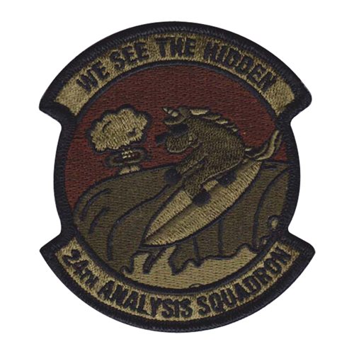 24 ANS Patrick SFB U.S. Air Force Custom Patches