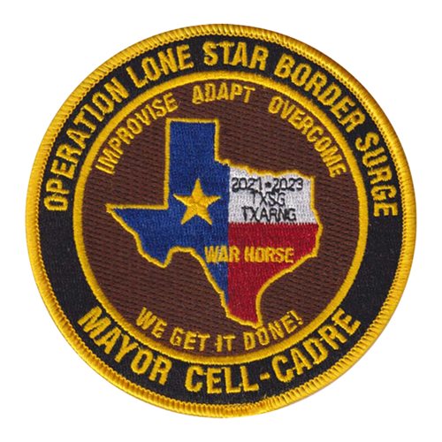 Texas State Guard U.S. Army Custom Patches