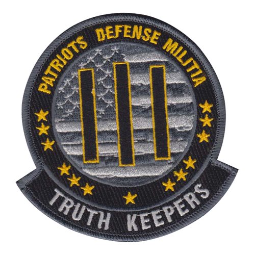 Patriots Defense Militia Civilian Custom Patches